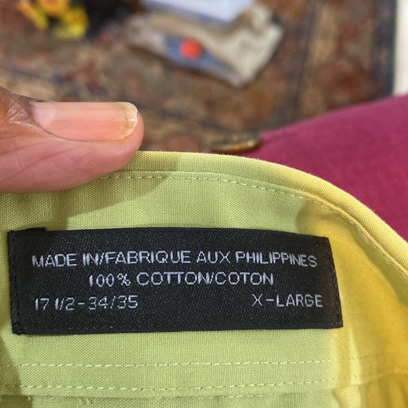 Claiborne size XL(17.5/34-35) Shirt good condition - Picture 3 of 4